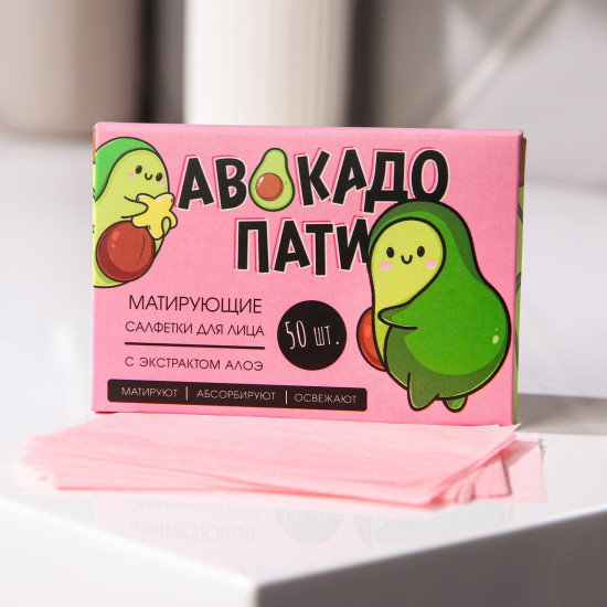 Салфетки для лица матирующие