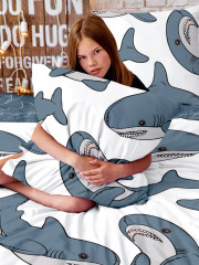 Комплект постельного белья «Plush sharks» - Фото 3