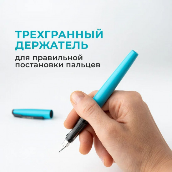 Ручка перьевая с конвертером и картириджами