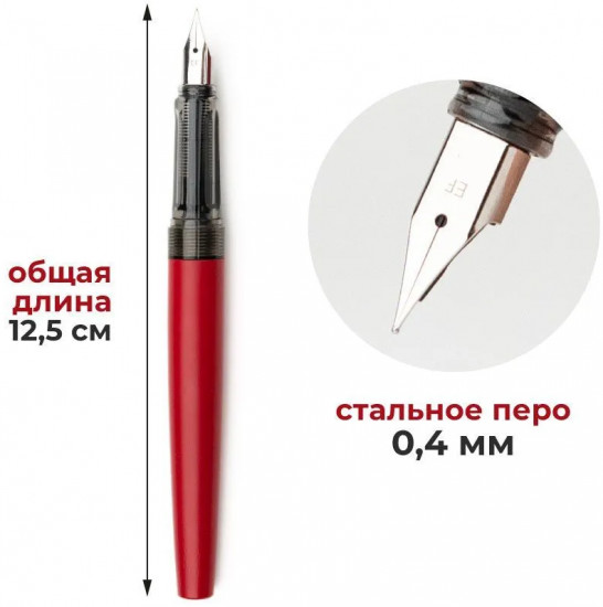 Ручка перьевая с черной тушью