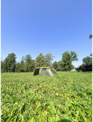 Палатка трехместная двухслойная, с тамбуром - Фото 4