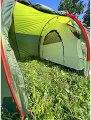 Палатка трехместная двухслойная, с тамбуром - Фото 9