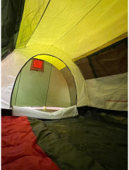 Палатка трехместная двухслойная, с тамбуром - Фото 11