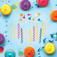 Набор свечей для торта с держателями - Фото 3