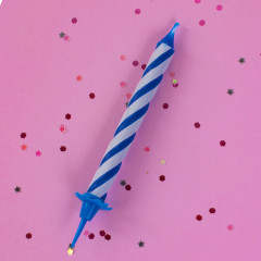 Набор свечей для торта с держателями - Фото 7