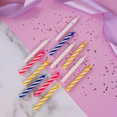 Набор свечей для торта с держателями - Фото 8