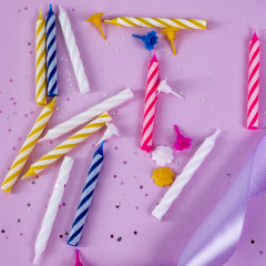 Набор свечей для торта с держателями - Фото 9