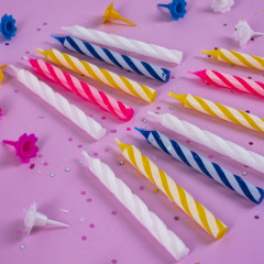 Набор свечей для торта с держателями - Фото 11