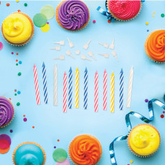 Набор свечей для торта с держателями - Фото 4