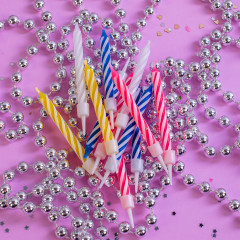 Набор свечей для торта с держателями - Фото 11