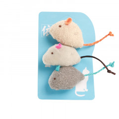 Набор из трех мышек для кошек - Фото 1