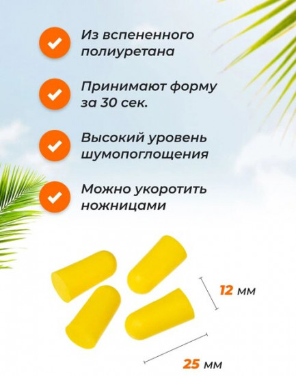 Беруши противошумные