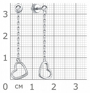 Серьги из серебра