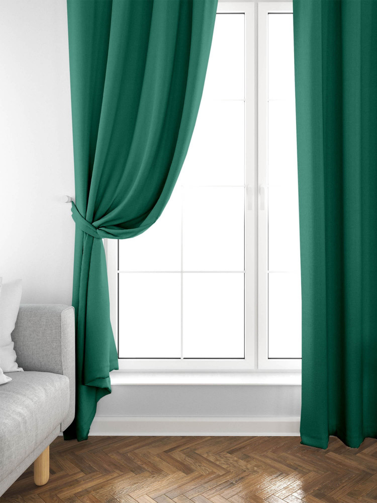 Комплект штор «Teal green» | Essential home | Унисон | Фото 3