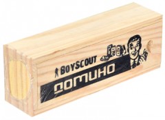 Домино в деревянном пенале - Фото 1