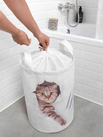 Корзины для белья «Кот с царапиной»