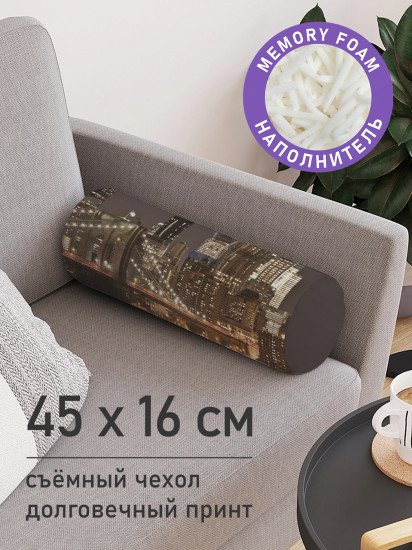 Подушка декоративная «Небоскребы ночью»
