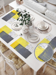 Комплект салфеток «Лоскутный гранж» - Фото 1