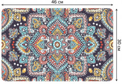 Набор салфеток сервировочных «Цветочный орнамент» - Фото 2