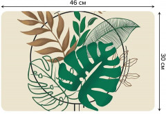 Набор салфеток сервировочных «Листья монстеры» - Фото 2