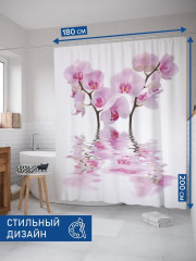 Штора для ванной «Плавучие цветы» - Фото 2