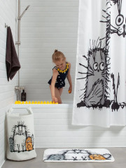Штора для ванной «Мохнатые коты» - Фото 5