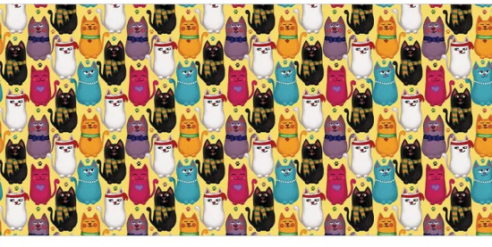 Корзина для игрушек «Стильные котики»