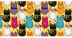 Корзина для игрушек «Стильные котики» - Фото 1