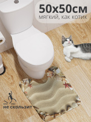 Коврик для ванной комнаты «Морская рамка» - Фото 1