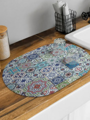 Коврик для сушки посуды «Цветочные вибрации» - Фото 1