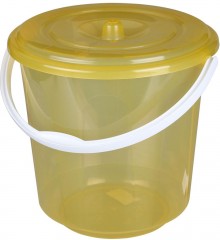 Ведро с крышкой (7 л), (цвет в ассортименте) - Фото 1