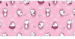 Корзина для игрушек «Цветочные коты» - Фото 1
