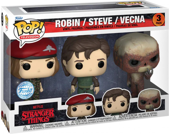 Набор фигурок «Robin, Steve, Vecna»