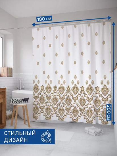 Штора для ванной «Роскошь»
