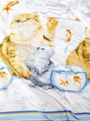 Комплект постельного белья «Кошачья правда» - Фото 2