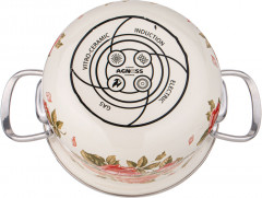 Набор кастрюль с крышками «Корейская роза» - Фото 3