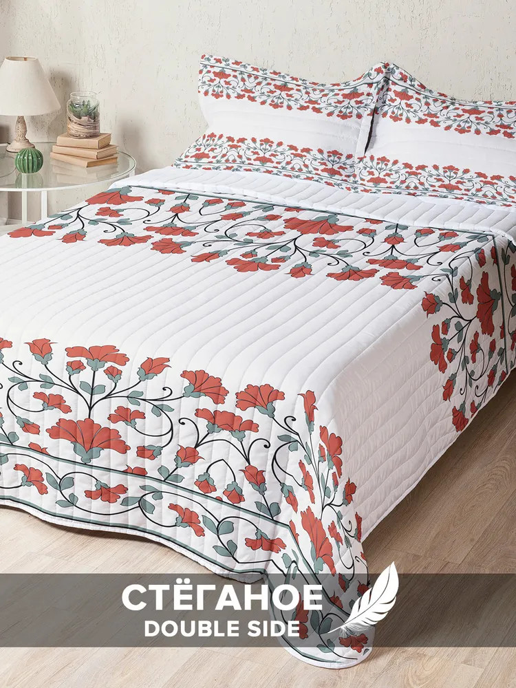 Покрывало стеганое с наволочками «Дорога фантазии» | Дорога фантазии | Ambesonne | Фото 4