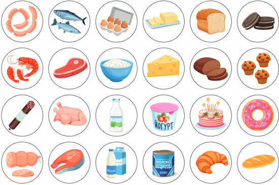 Игра настольная «В магазин за продуктами»