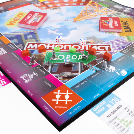 Игра настольная «Монополист. Город»