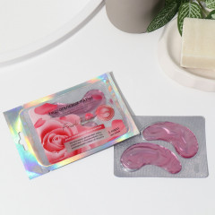 Патчи для кожи вокруг глаз с экстрактом лепестков роз «Fresh Rose» - Фото 1