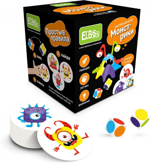 Игра настольная «Монстрики»