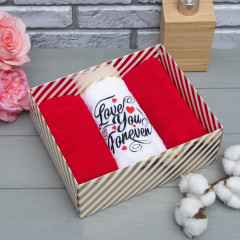 Набор полотенец «Love you forever» - Фото 4