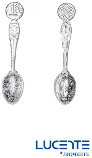 Ложка сувенирная из серебра