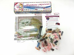 Алмазная мозаика «Кот и кошка» - Фото 1