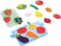 Набор из фетра на липучках «Поварята. Овощи, фрукты» - Фото 3