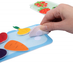 Набор из фетра на липучках «Поварята. Овощи, фрукты» - Фото 5