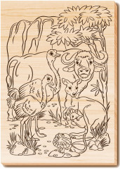 Набор досок для выжигания и росписи «Звериное царство» - Фото 10