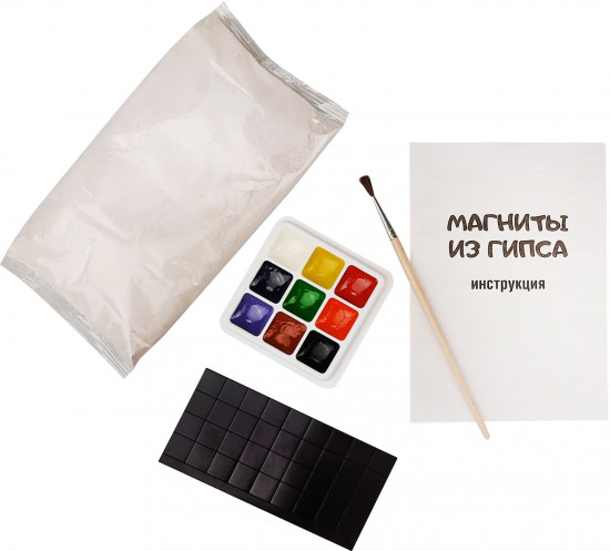 Набор для изготовления магнита из гипса «Животные»
