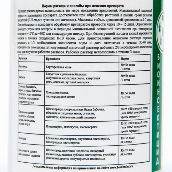 Инсектицид биологический «Бактоцид»