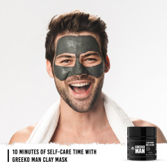Маска из древесной глины для мужчин «Clay Mask Charcoal» - Фото 8